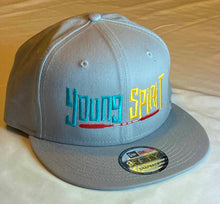 Load image into Gallery viewer, YOUNG SPIRIT (EMBROIDERED), NEW ERA® FLAT BILL SNAPBACK CAP - NE400