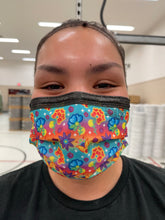 Load image into Gallery viewer, Disposable Floral Surgical Face Masks, ASTM Level 3 designed by Kaylene Big Knife