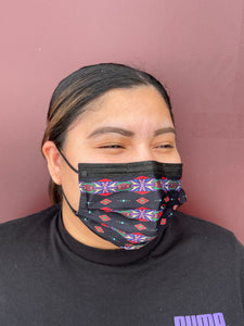 Graphene Free! Disposable Medical Face Masks, ASTM Level 3 designed by Natasha Root (Large Design)
