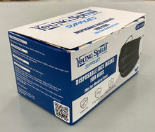 Load image into Gallery viewer, Kids, Black Non-medical Face Masks 50/box